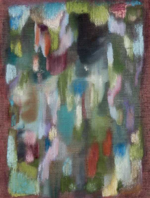 Huile et Pastel sur Lin marouflé sur Bois - 49 x 38 cm